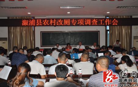 县农村改厕专项调查工作会议